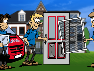 ReklAr Fenster Comic Header