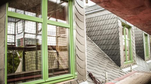 Denkmalschutz-Fenster in Frankfurt Dachgaube