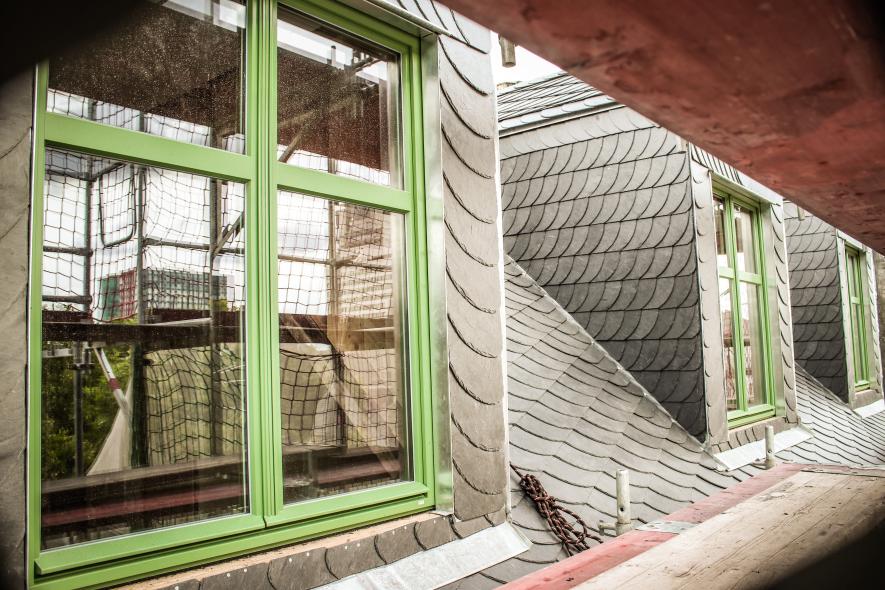 Denkmalschutz-Fenster in Frankfurt Dachgaube