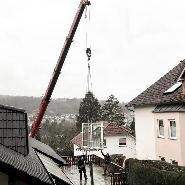 Panoramafenster und Hebe-Schiebe-Anlage in Jossgrund